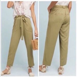 Dolan Womens Left Coast Collection Anthropologie Medium Jogger Pants Green